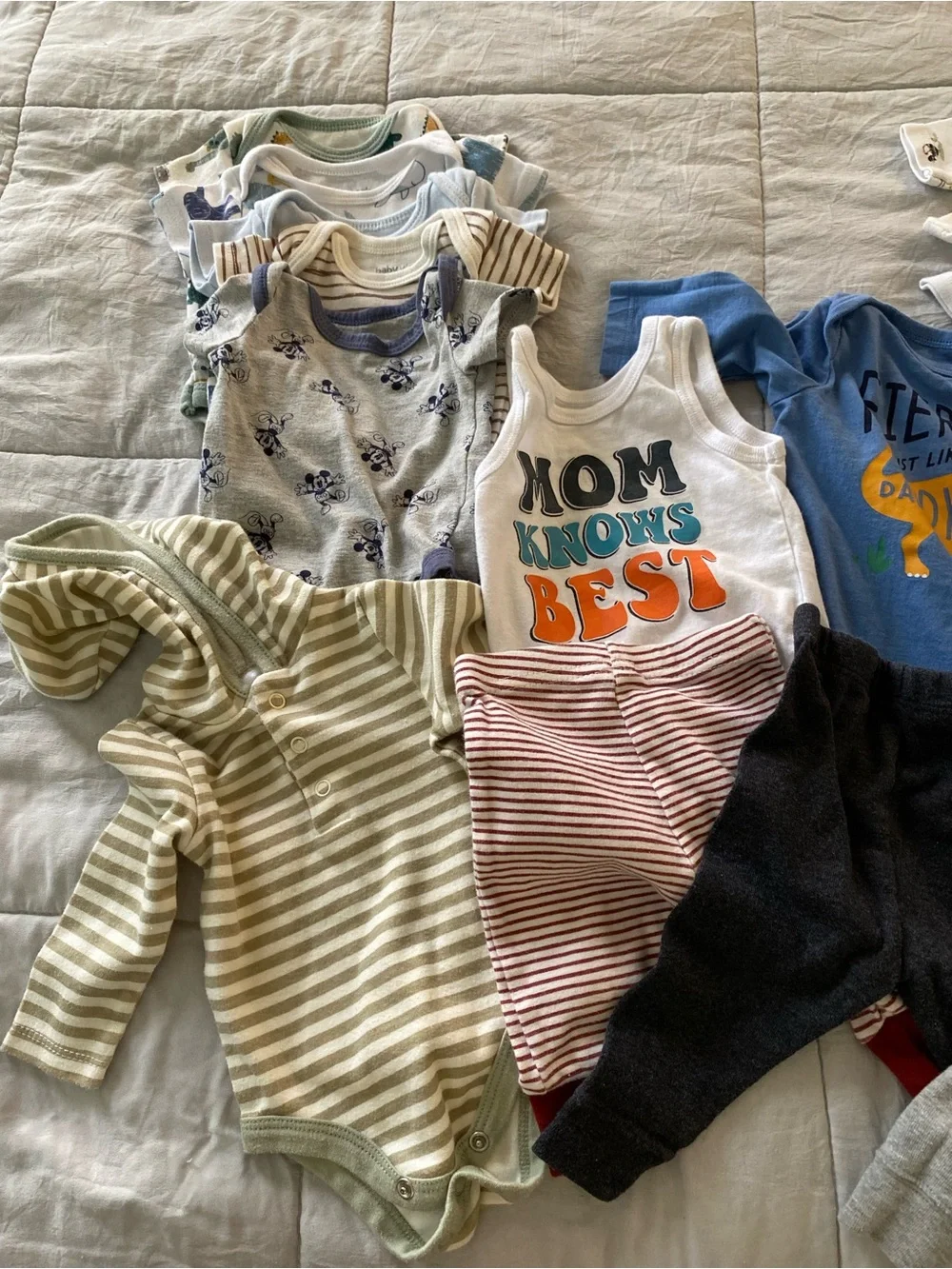 Garanimals Blue and White Dino Graphic Matching Set